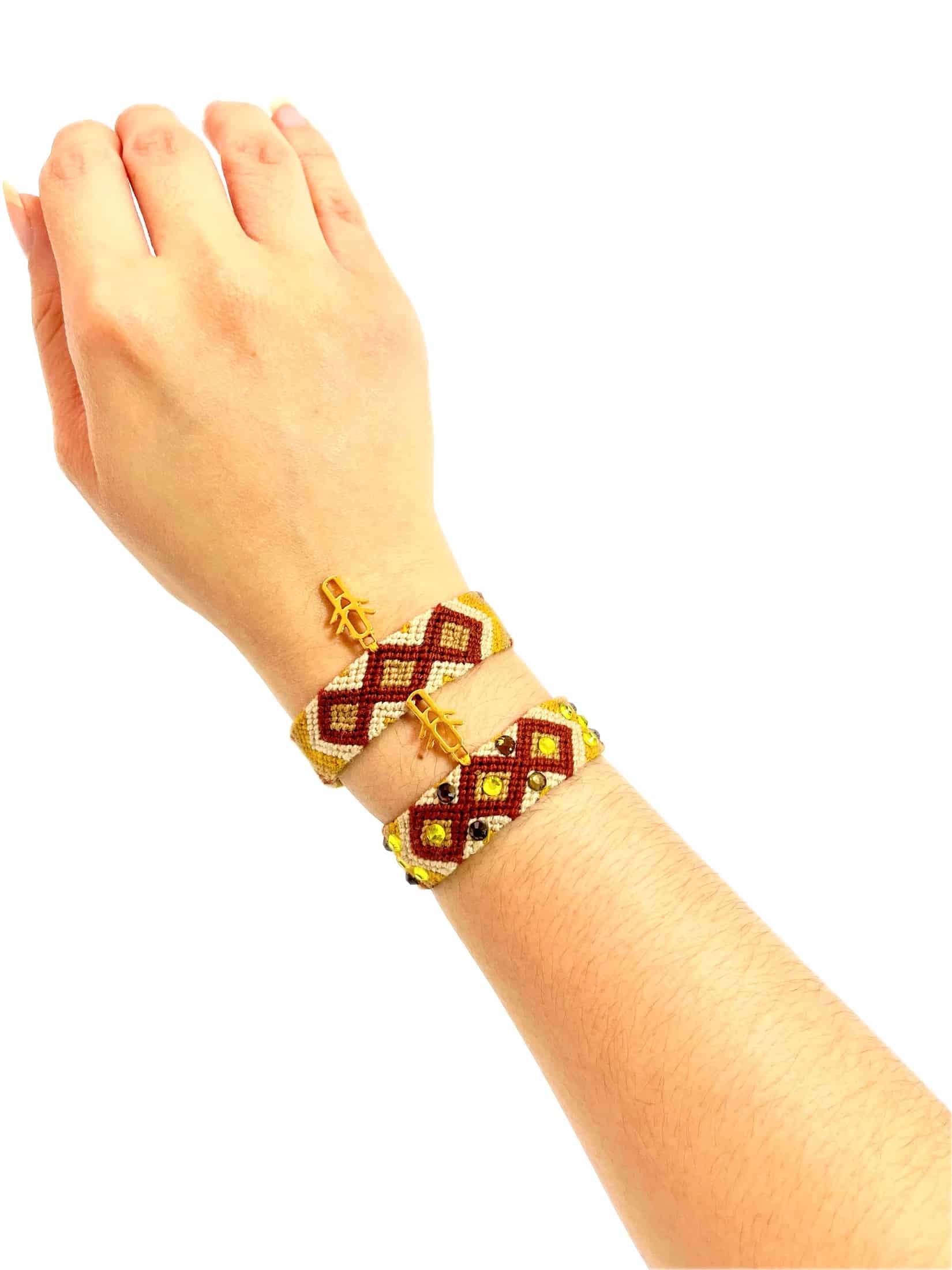 Mustard Duo Bracelets - miniatura 2