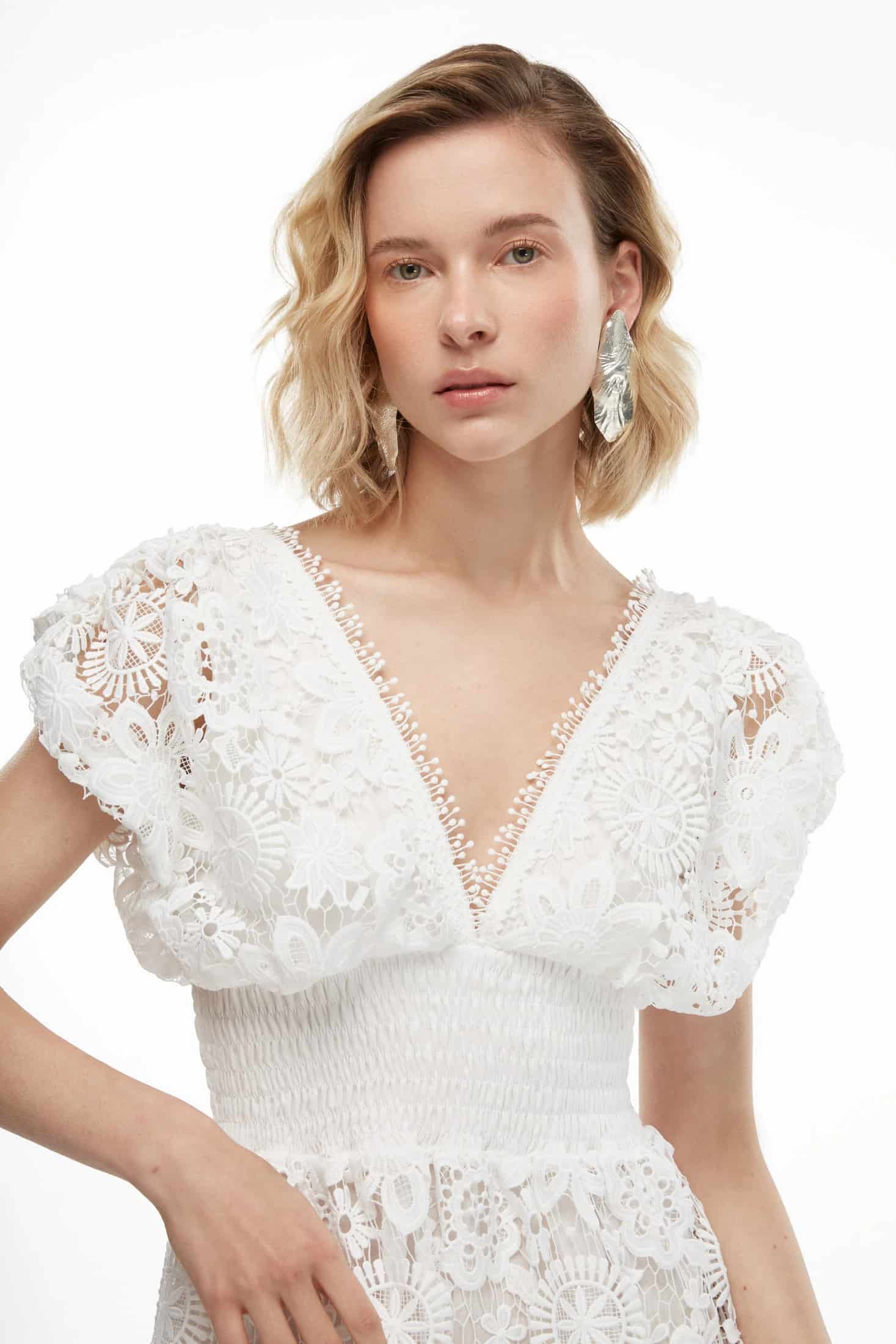 MORANA DRESS WHITE - miniatura 3