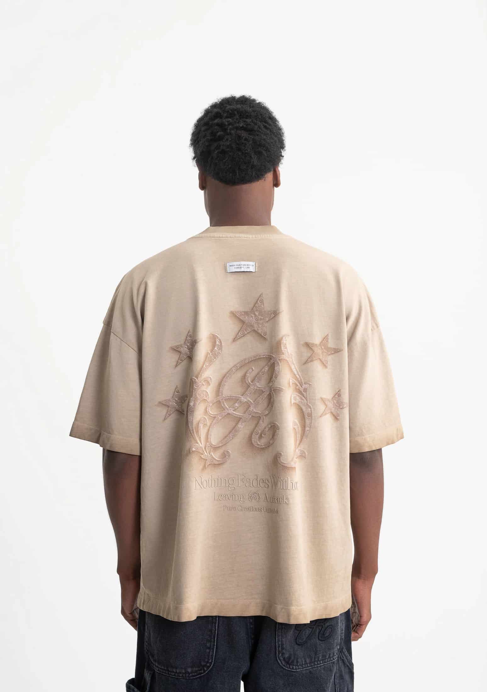 Rustic taupe t-shirt - miniatura 3
