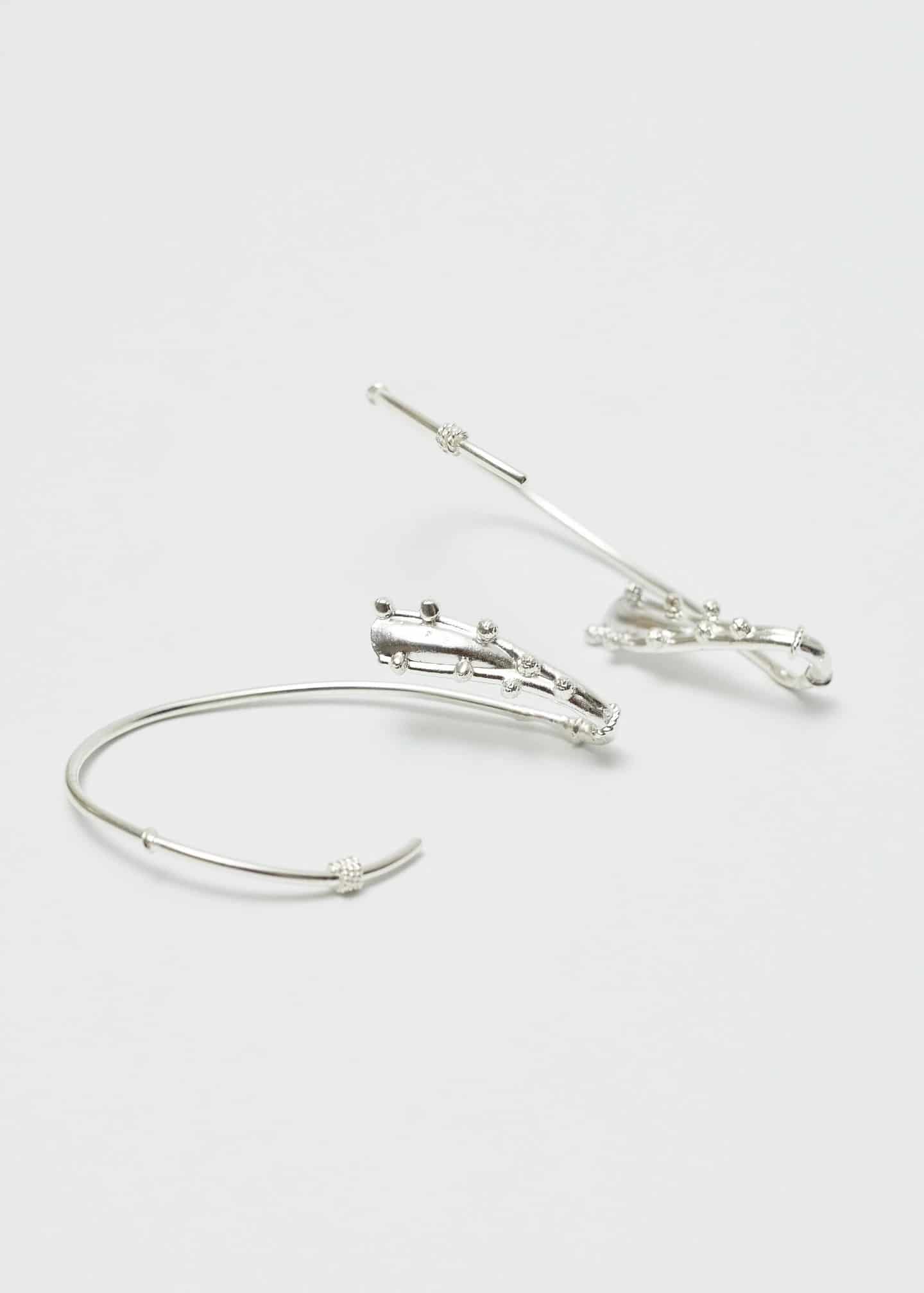 Earcuff Estambre Plata - miniatura 8