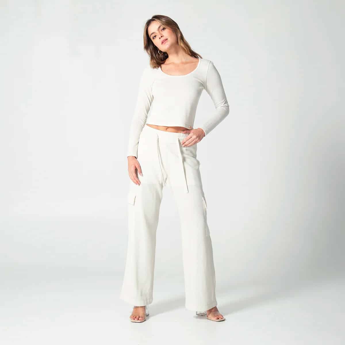 Pantalon Wide Leg Smoke - miniatura 1
