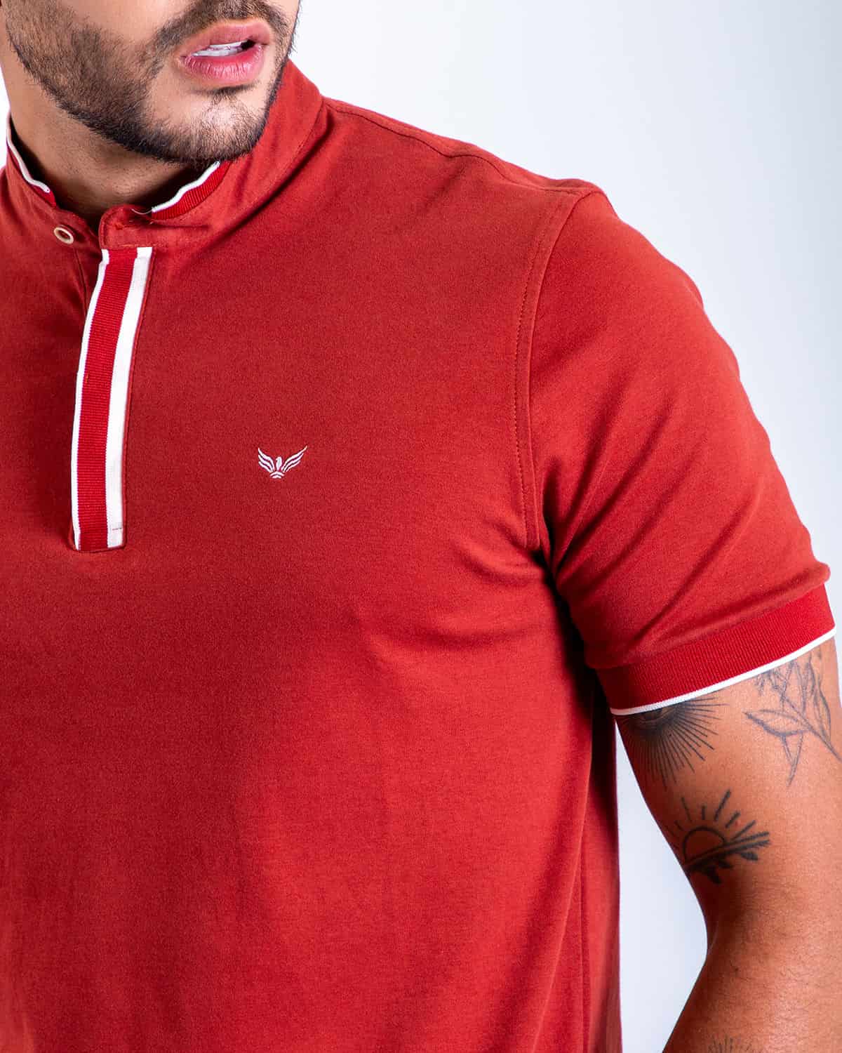 Polo terracota para hombre - miniatura 4