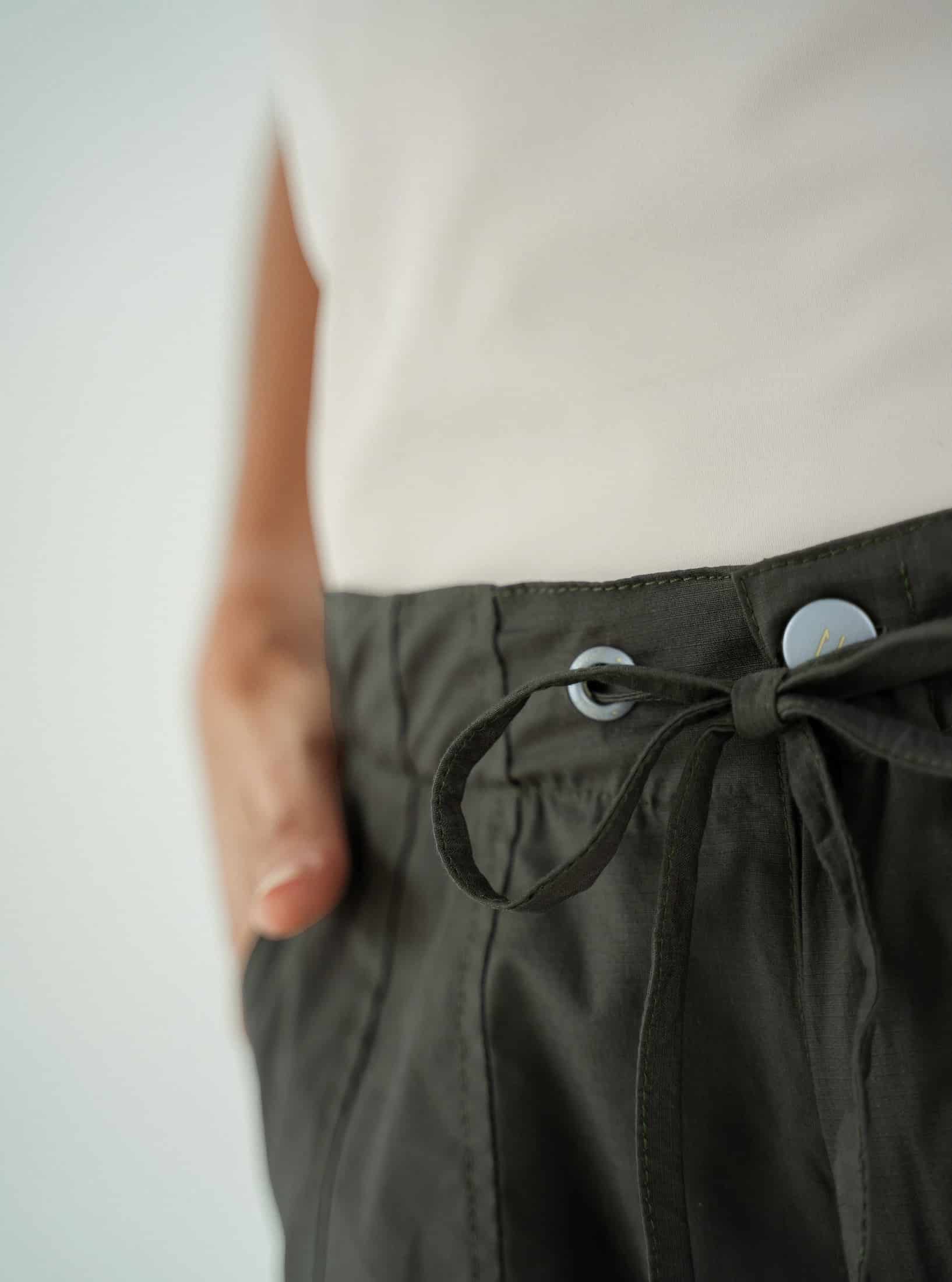Pantalon Wide Cargo Militar - miniatura 4