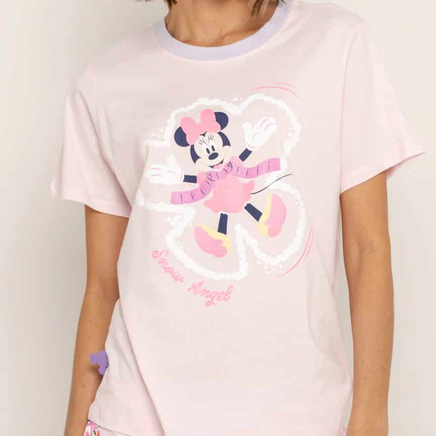 Conjunto Short Elástico Rosa Minnie - miniatura 7