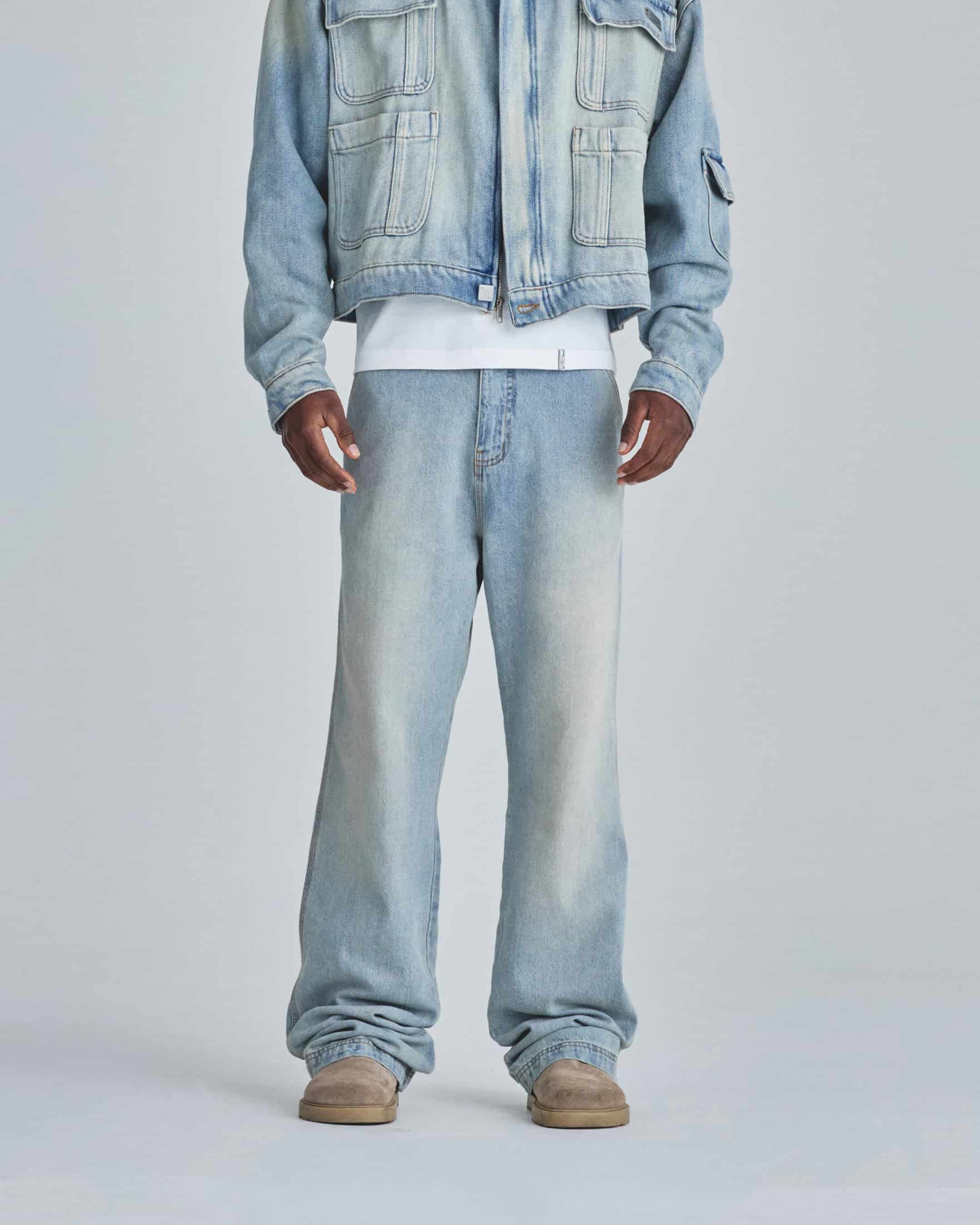 Line Basic Slim Fit Jeans Light Blue - miniatura 2
