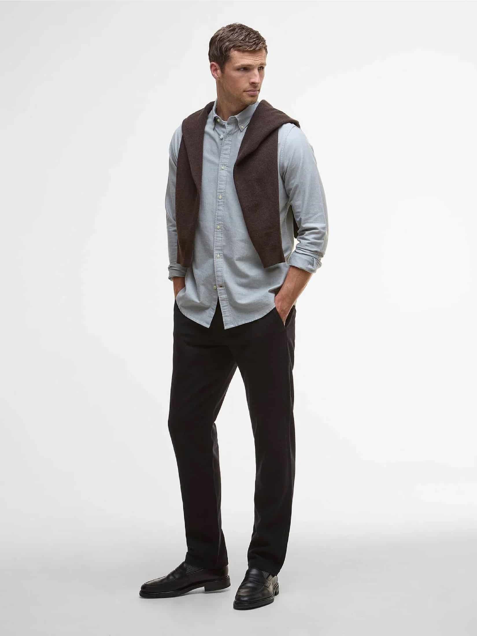 Oxford Tailored Long-Sleeved Shirt - miniatura 13