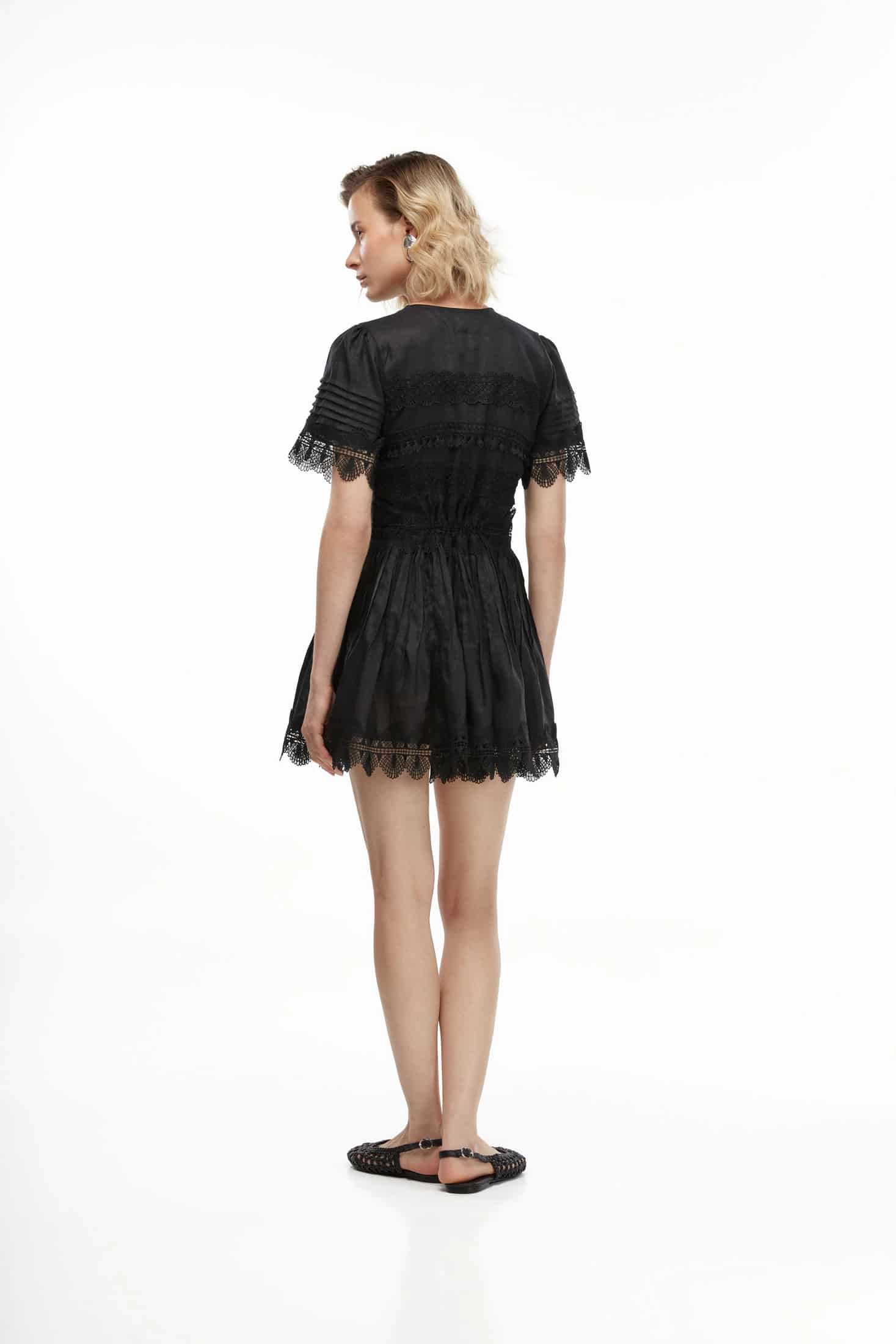 VIOLETTA DRESS BLACK - miniatura 2
