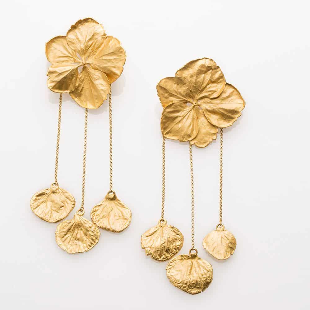 Hygrandeas and Petals Earrings - miniatura 1