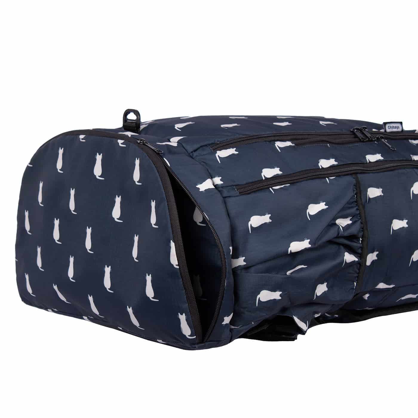 Morral Aventura ULTRA Plegable Estampado Gatos Citybags Multicolor - miniatura 9