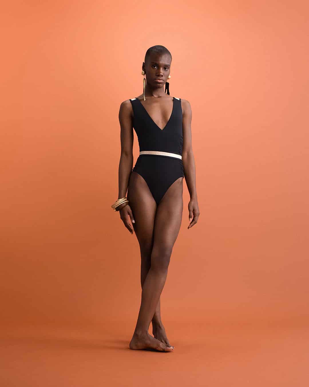 AMELIA ONE PIECE / Negro - miniatura 1