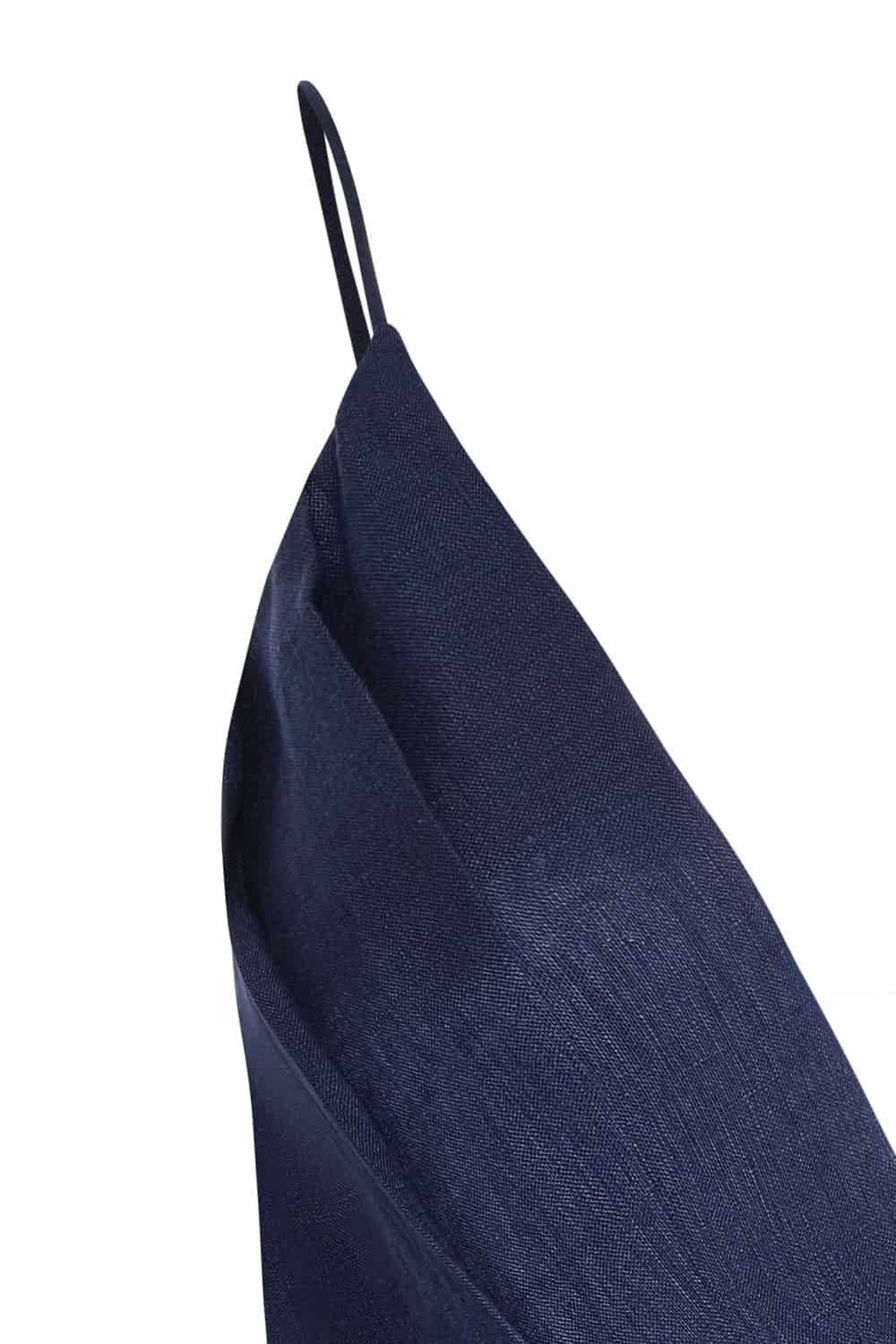 Blusa sintra azul navy lino - miniatura 4