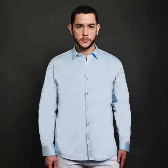 CAMISA ML 100% ALGODON HOMBRE - miniatura 116