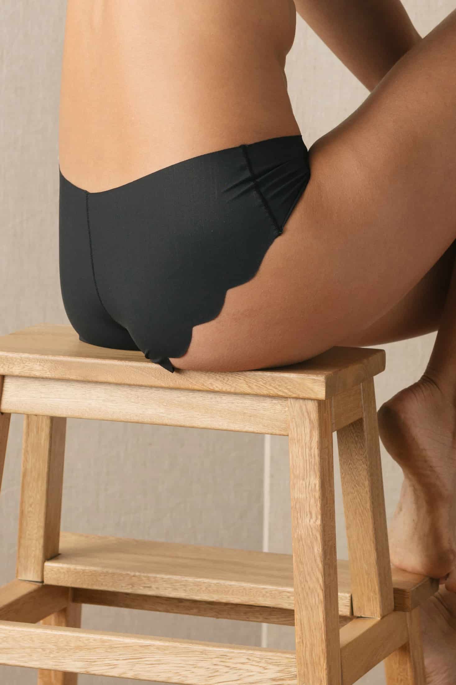 CULOTTE ELLIPSE INVISIBLE TOTAL COMODIDAD ZERO NEGRO - miniatura 4
