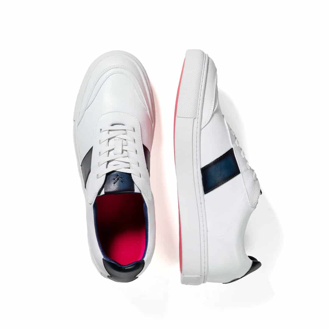 Sneaker Pisa Bianco Azul Sale - miniatura 3