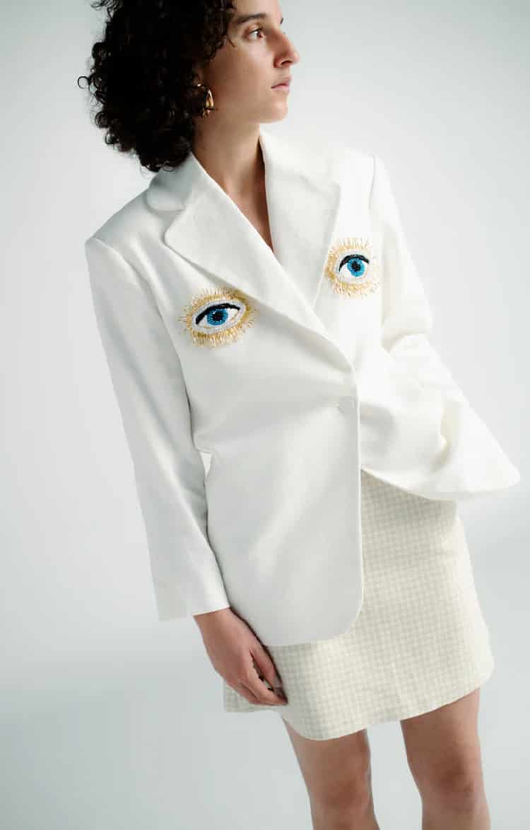 Nicoletta Ivory Blazer - miniatura 4