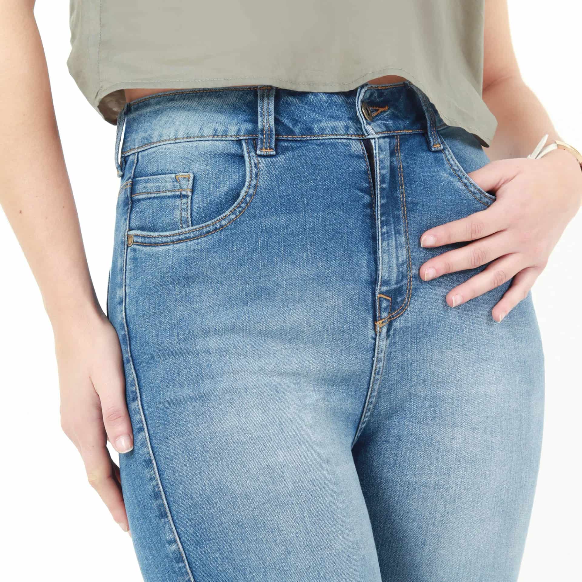 Jean Ilussion Tiro Medio Bota Skinny - miniatura 2