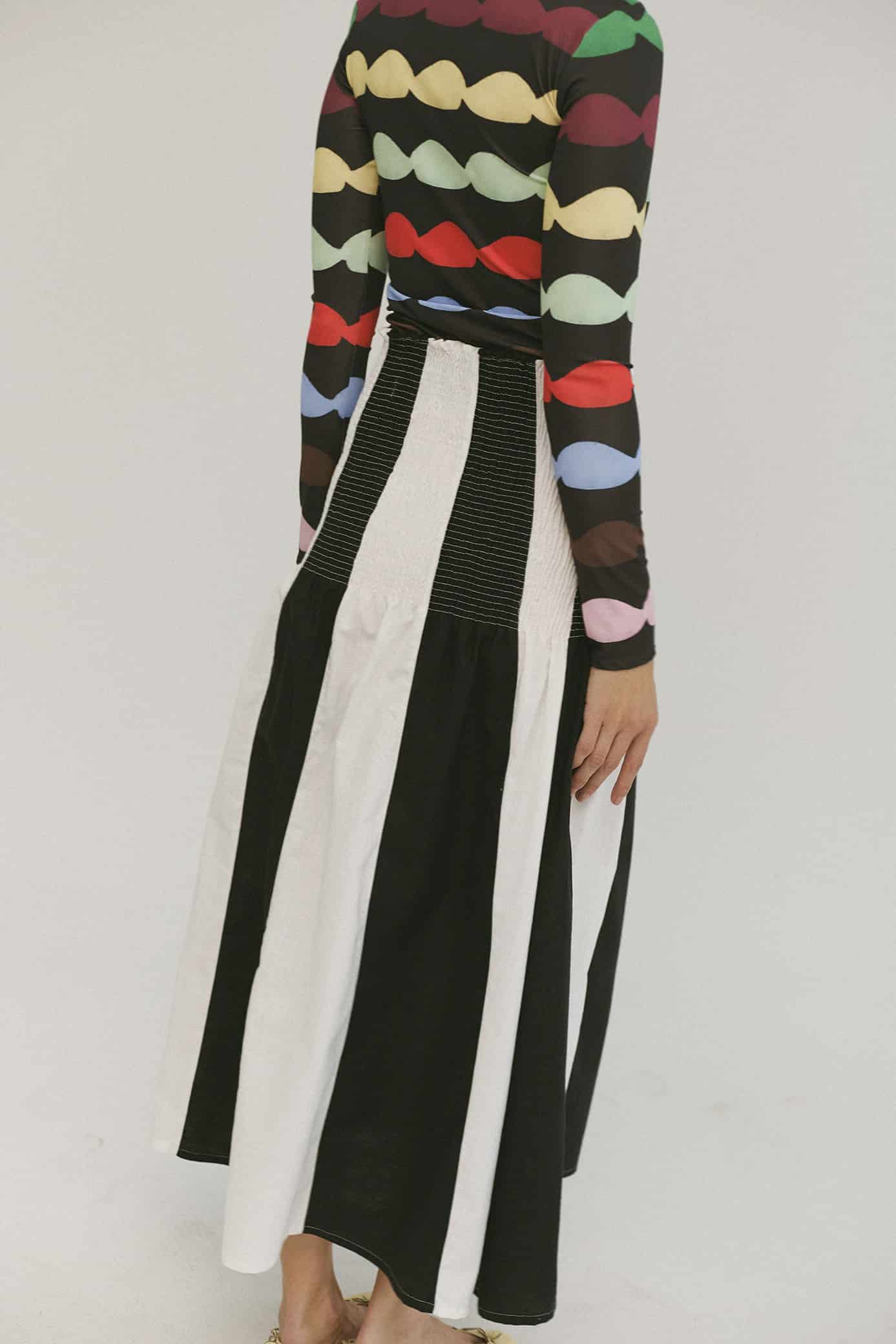 Falda Shirred Glaseado Bicolor - miniatura 12