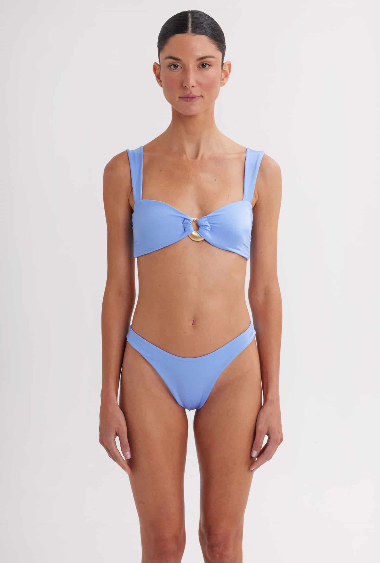 Bottom de Bikini Victoria Azul Retro - miniatura 2
