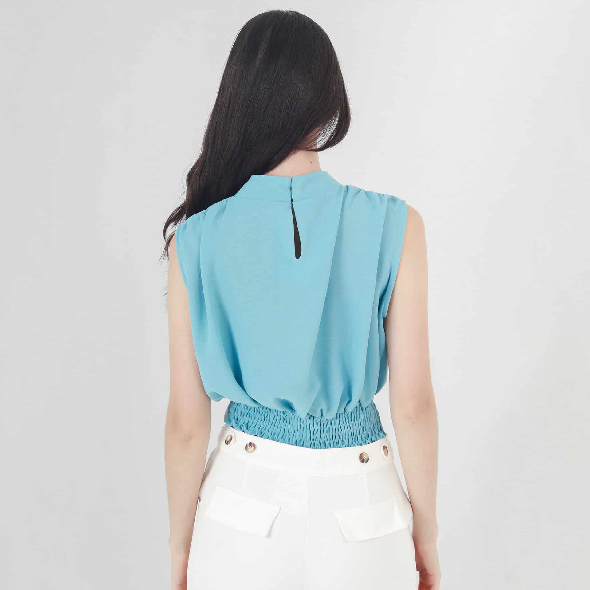 Blusa Cuello Alto Manga Sisa - miniatura 2