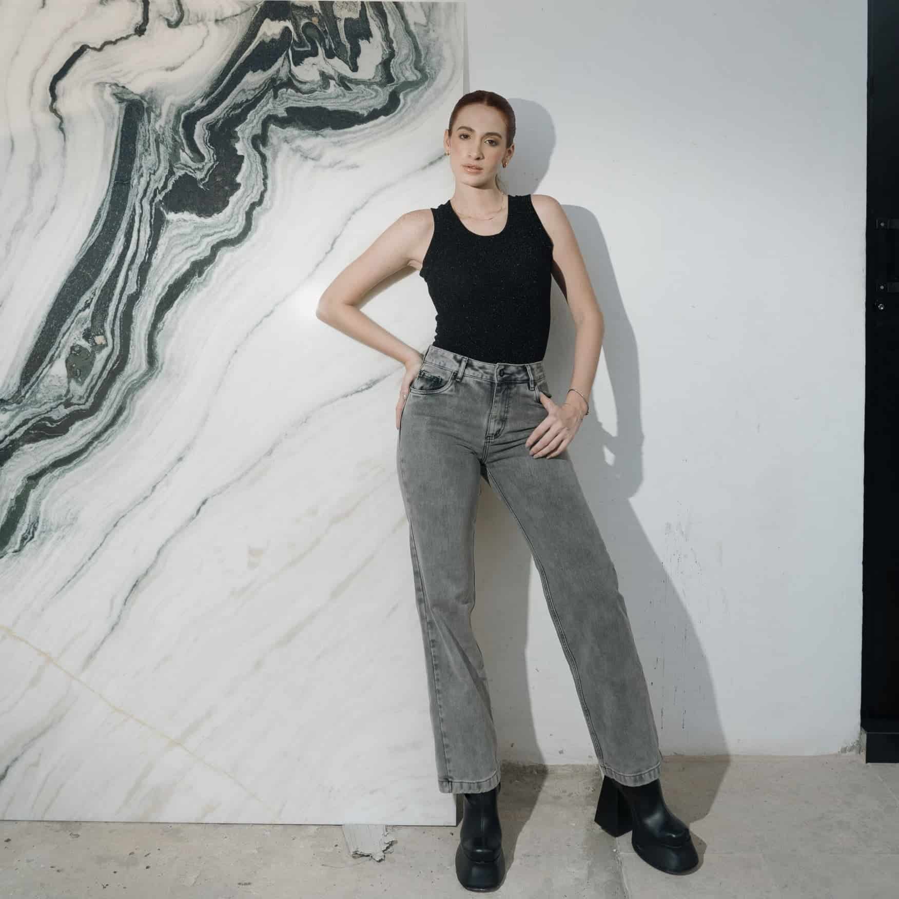Gray Washed Jeans - miniatura 3