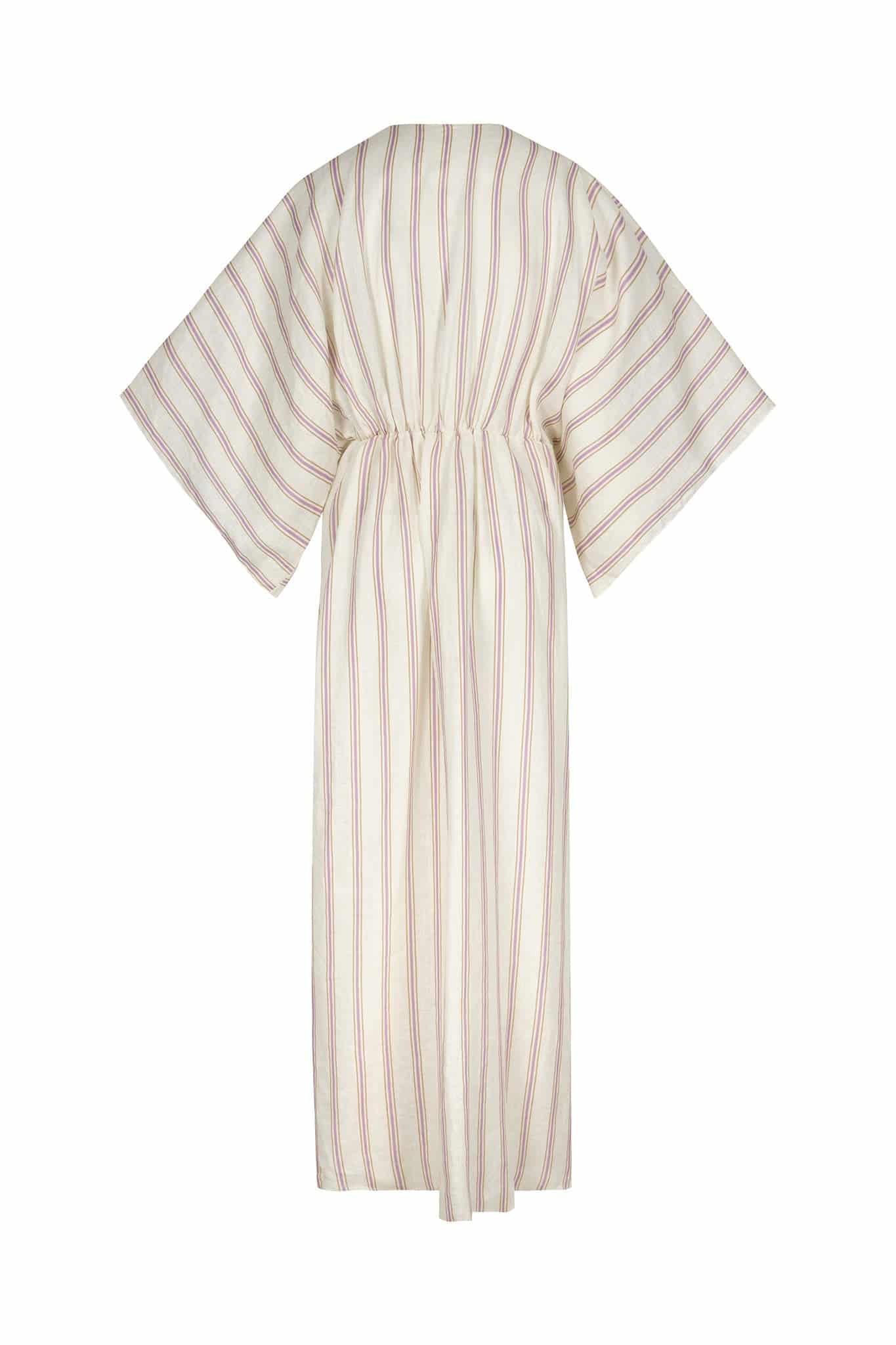 San Cipriano Linen Tunic / Lila Stripes - miniatura 3