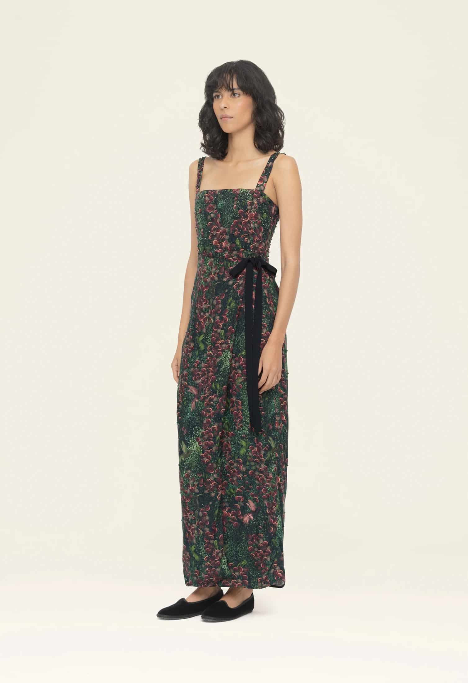 Cinéfila Colibrí Maxi Dress - miniatura 3
