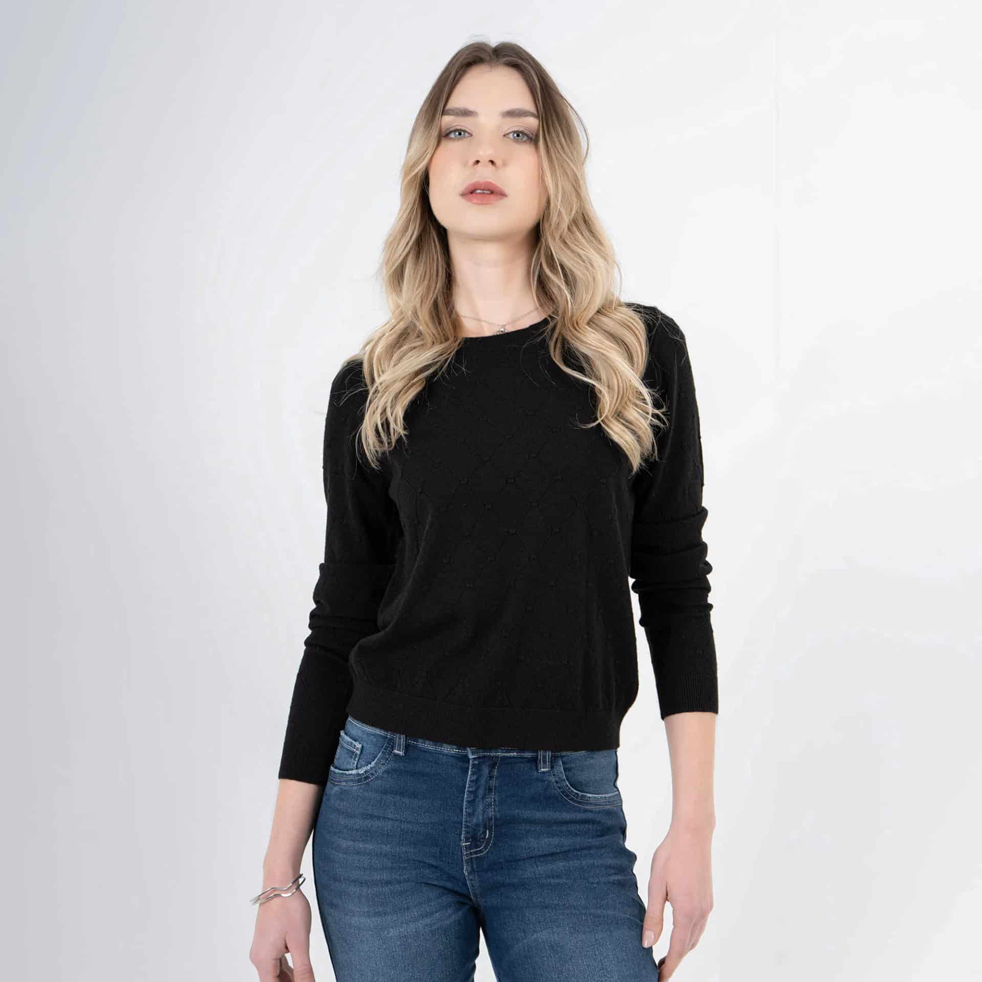Sweater Cuello Redondo Manga Larga - miniatura 1