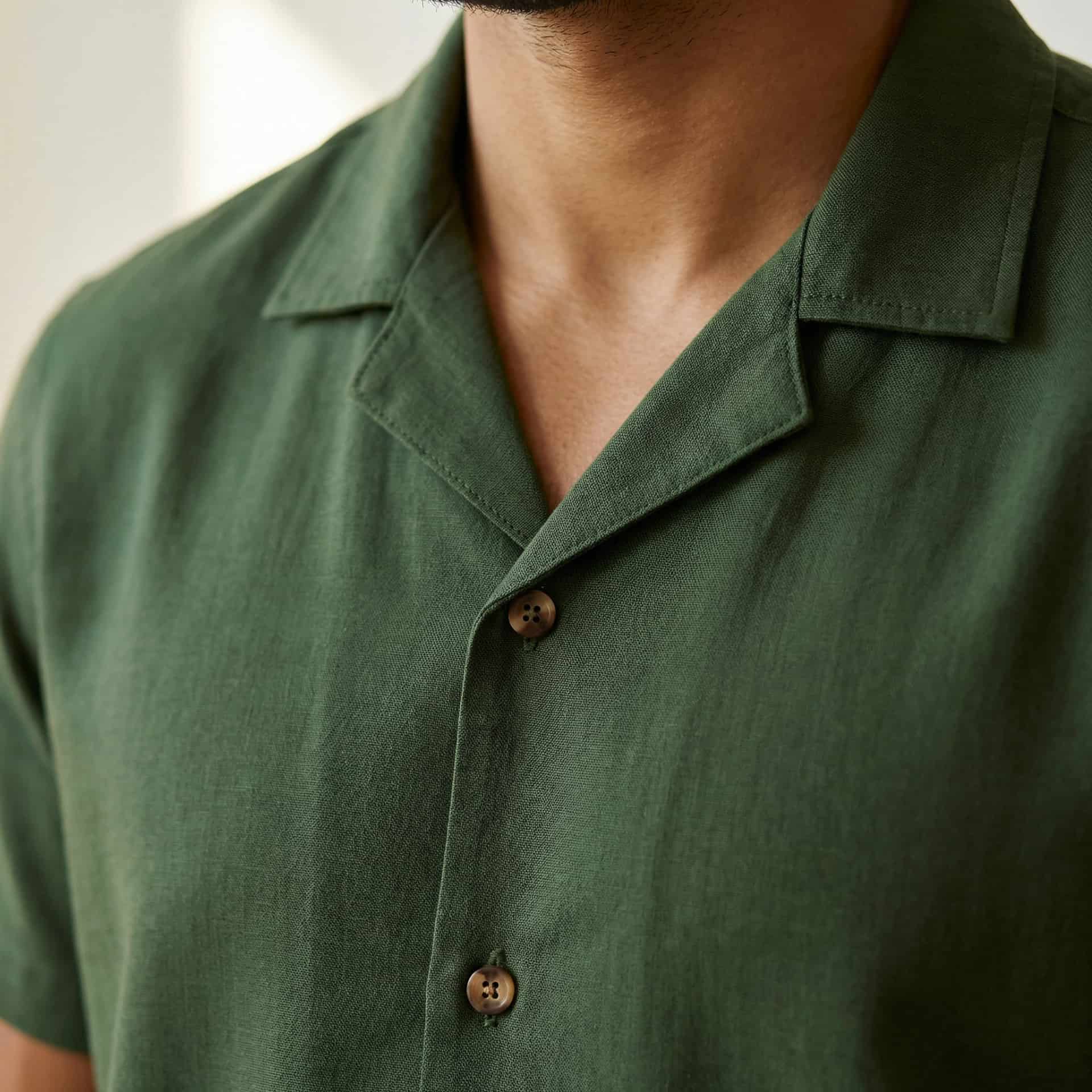Camisa Bowling Verde G03 - miniatura 4