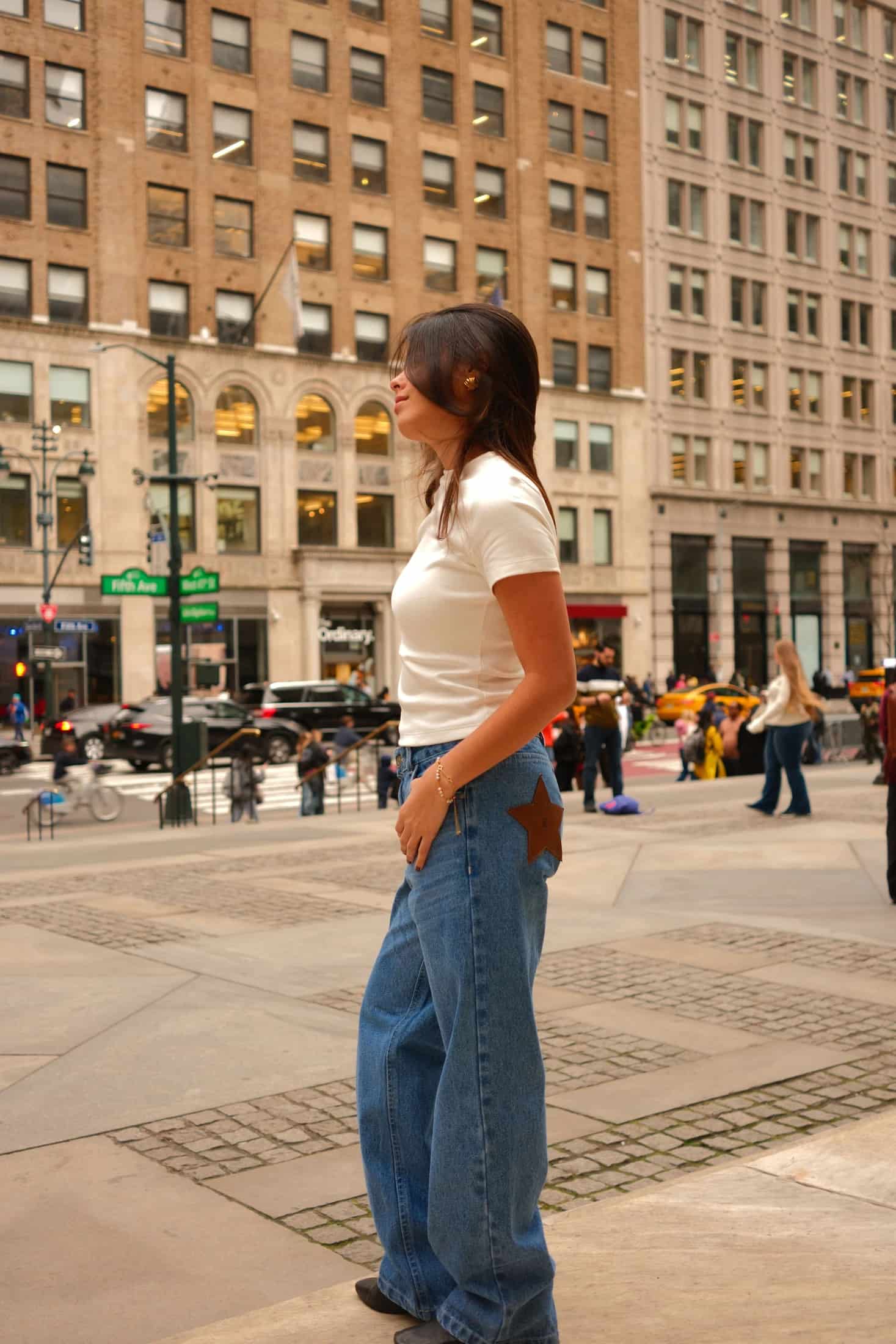 Chunky Leather Star Jeans - miniatura 3