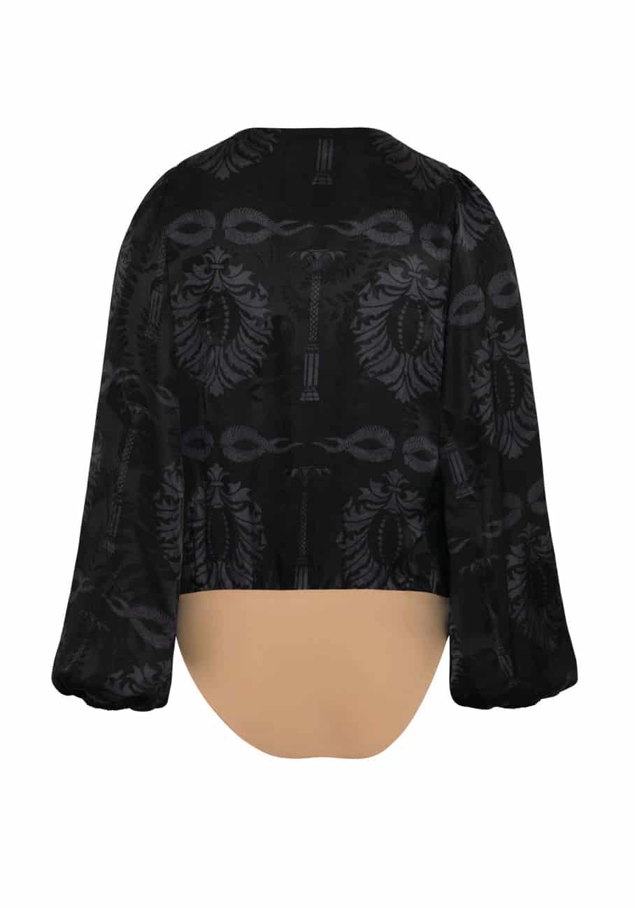 Sambale Jacquard Bodysuit / Black - miniatura 2