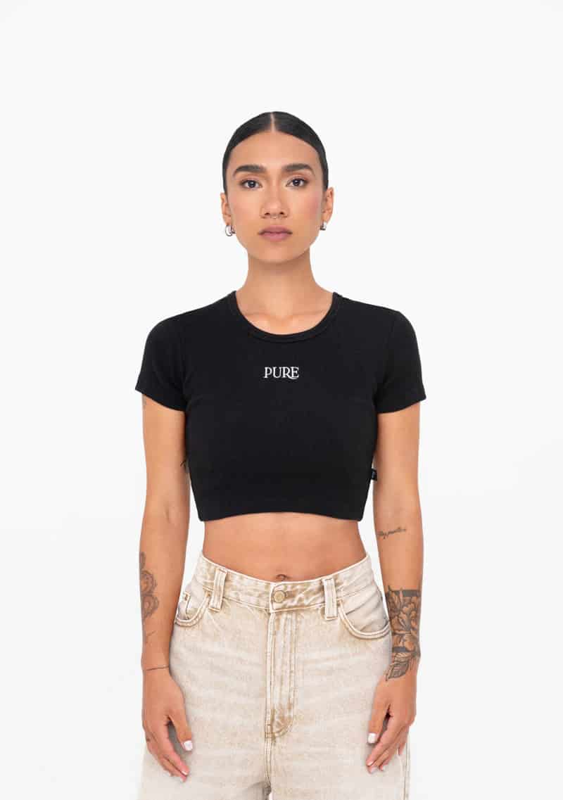 Áurea black crop top - miniatura 2