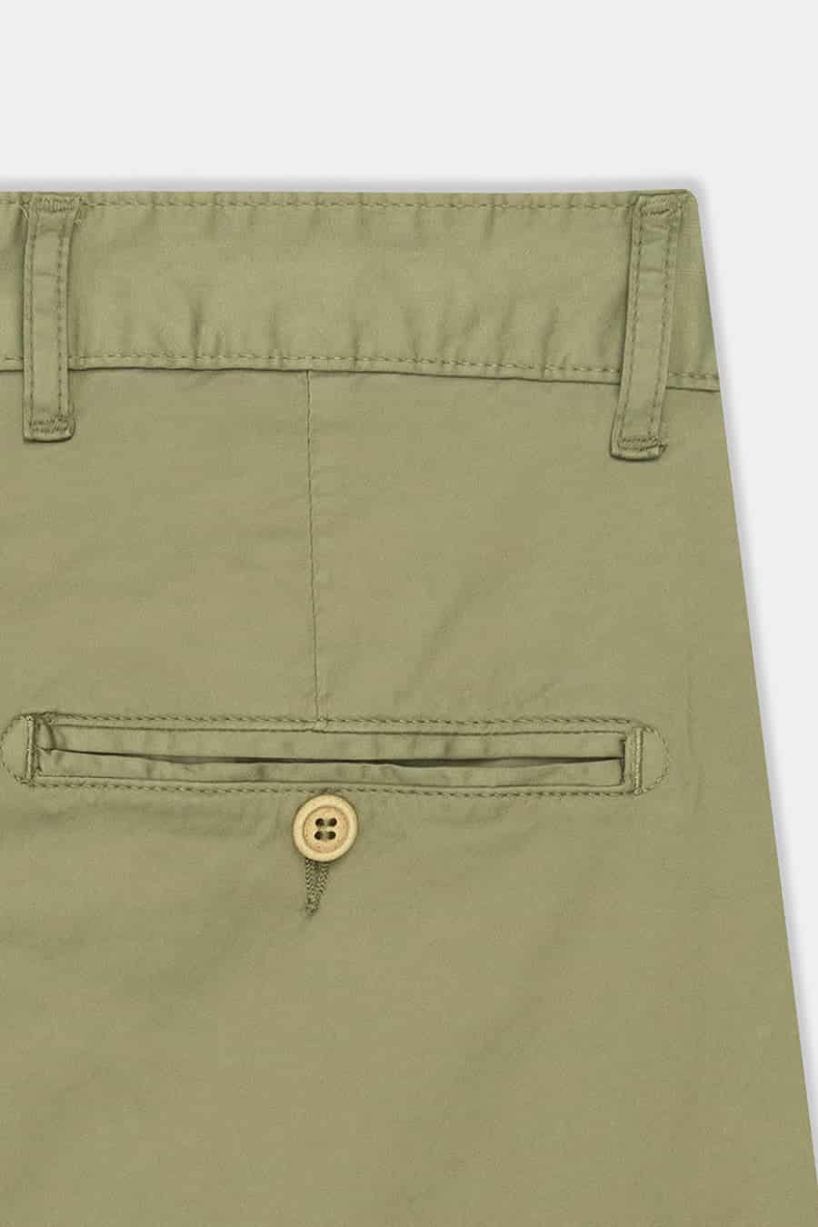 Men's cotton bermuda military green new siena - miniatura 4