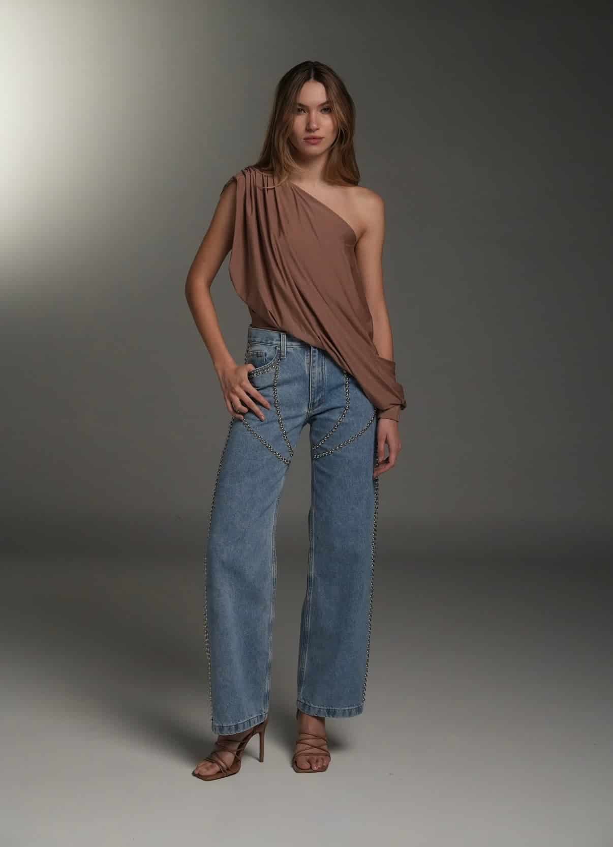 STUDDED JEANS - miniatura 4