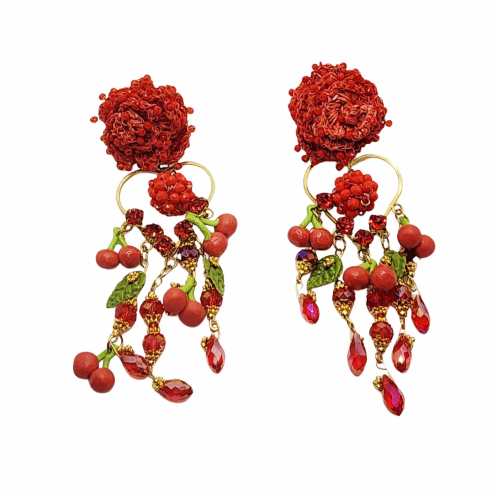 Ruby Garden Earrings - miniatura 2