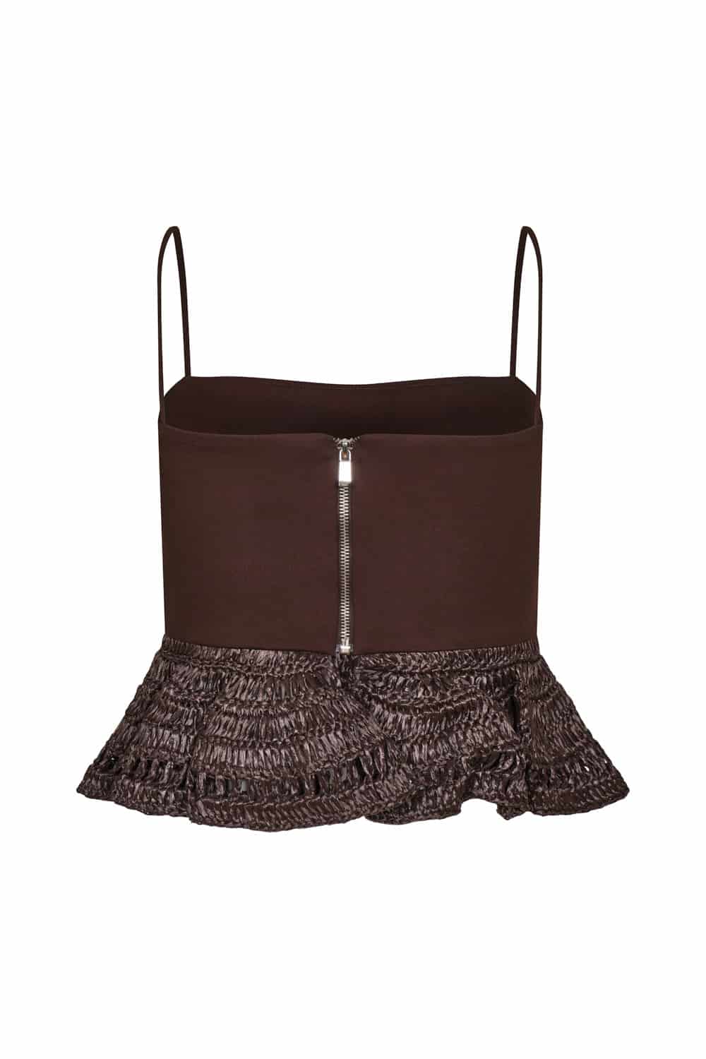 Crop top alba brown - miniatura 8