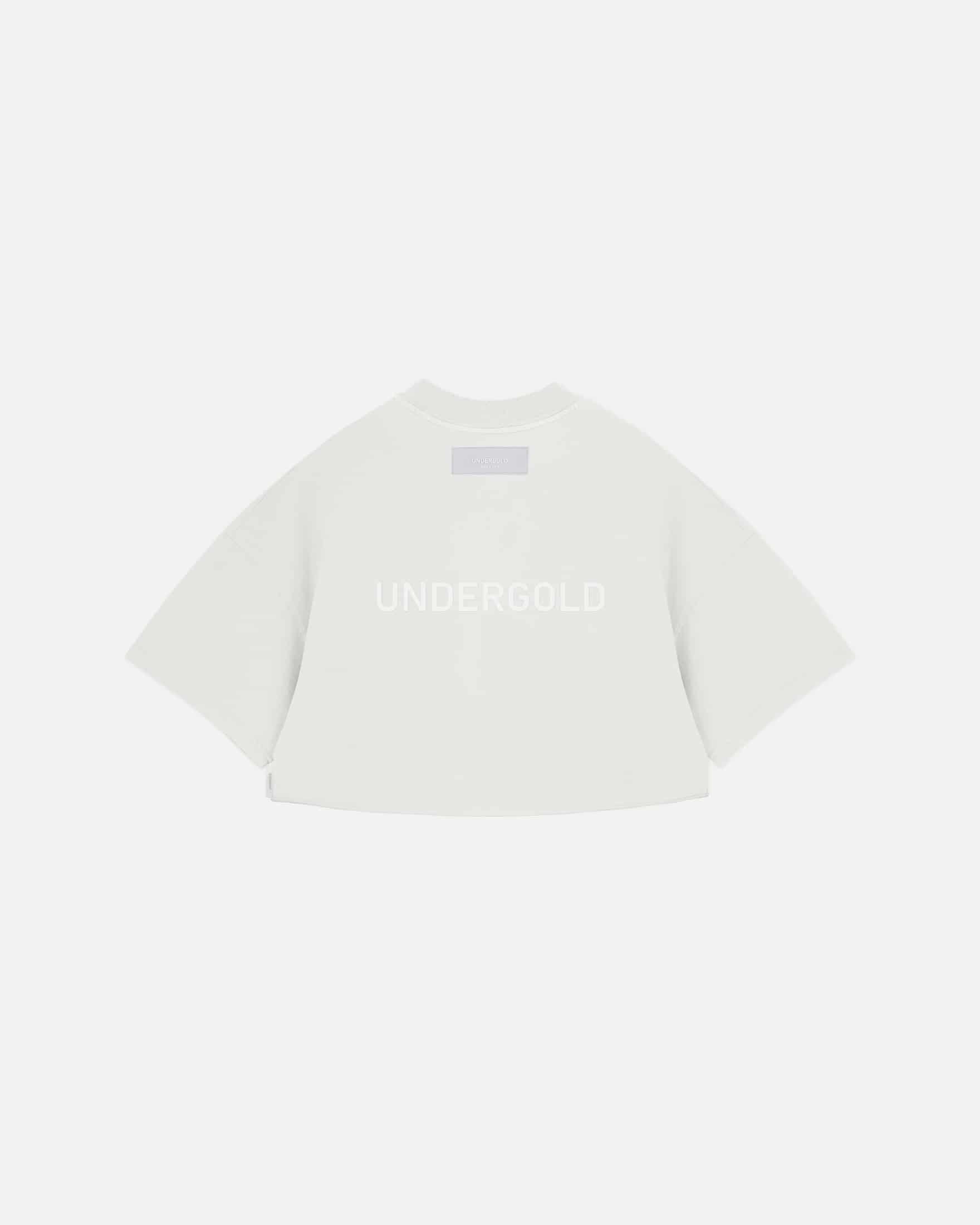 Line Logo Crop Top White - miniatura 1