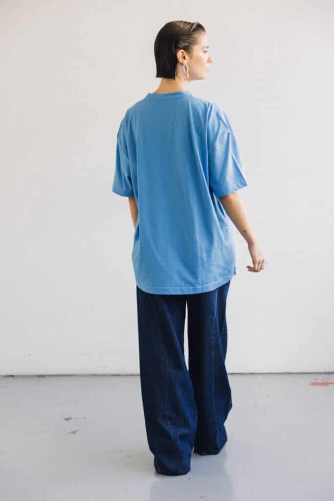 T-shirt Oversize Hibiscus - miniatura 4