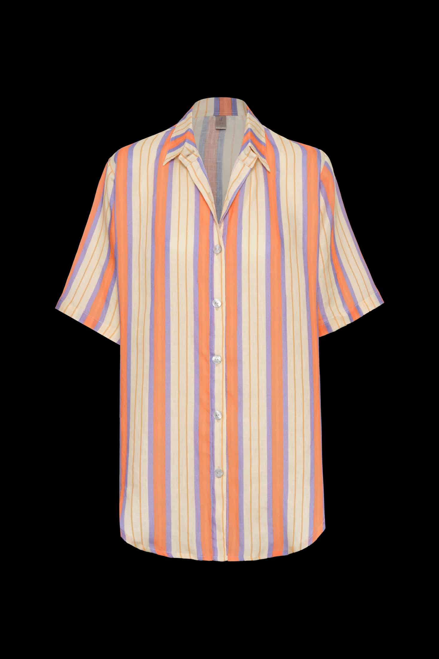 CAMISA MYSTIC ORANGE STRIPE - miniatura 1