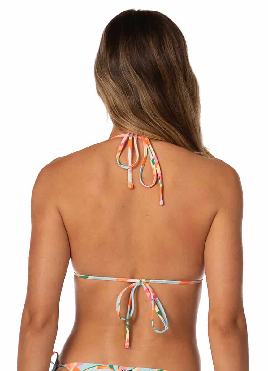 Maaji Fiesta Bloom Balmy Sliding Triangle Bikini Top - miniatura 3