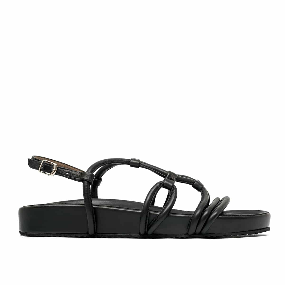 FLORA BLACK SANDALS - miniatura 1