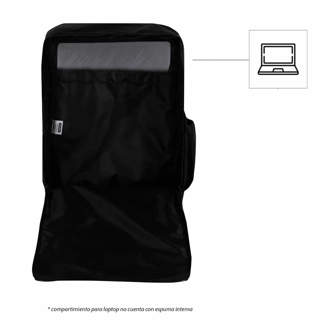 Morral Active Citybags Ultra Brillante Negro - miniatura 6