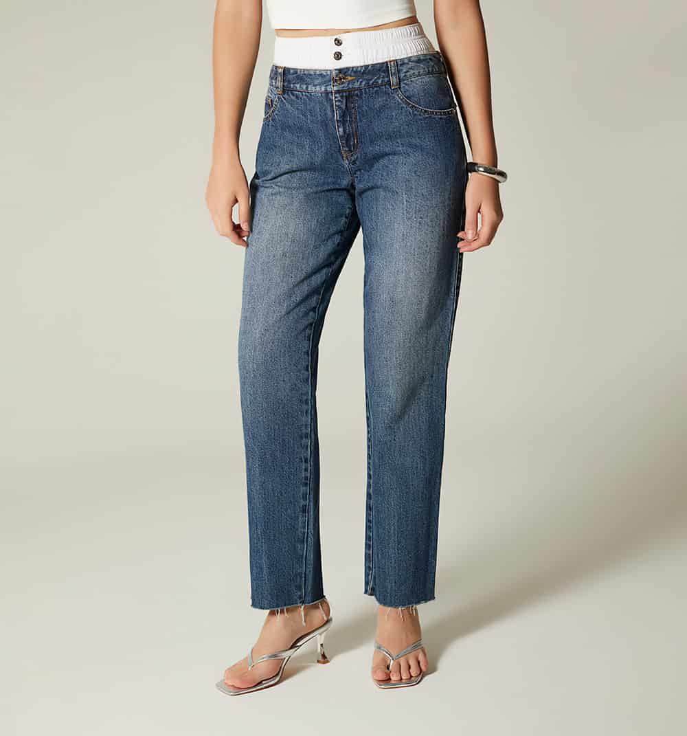 Jean girlfriend doble pretina - miniatura 2
