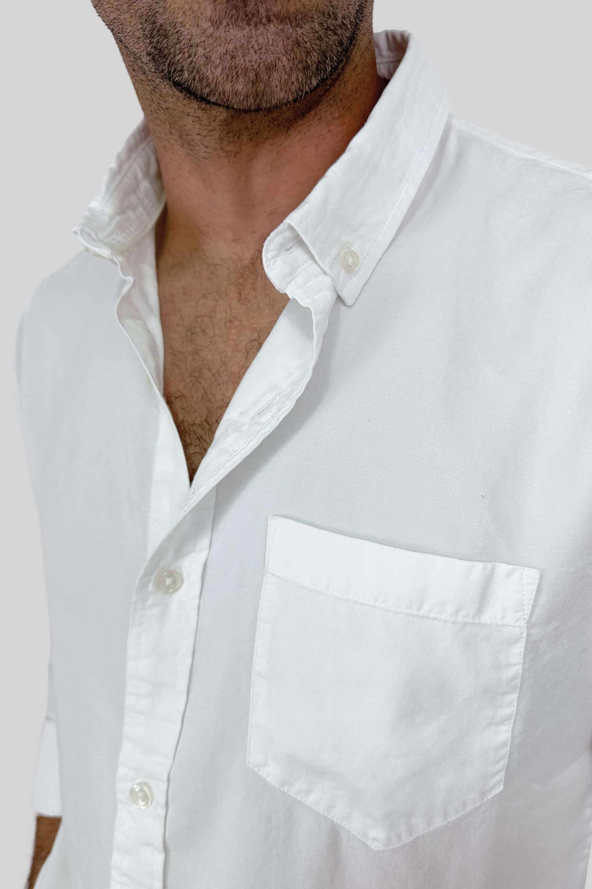 CAMISA LYOCELL BLANCA - miniatura 4