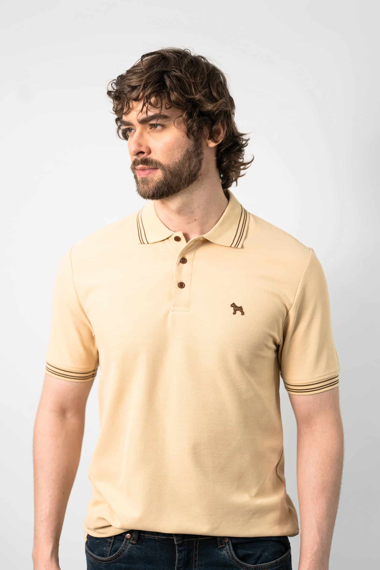 Polo Básica Crema - miniatura 3