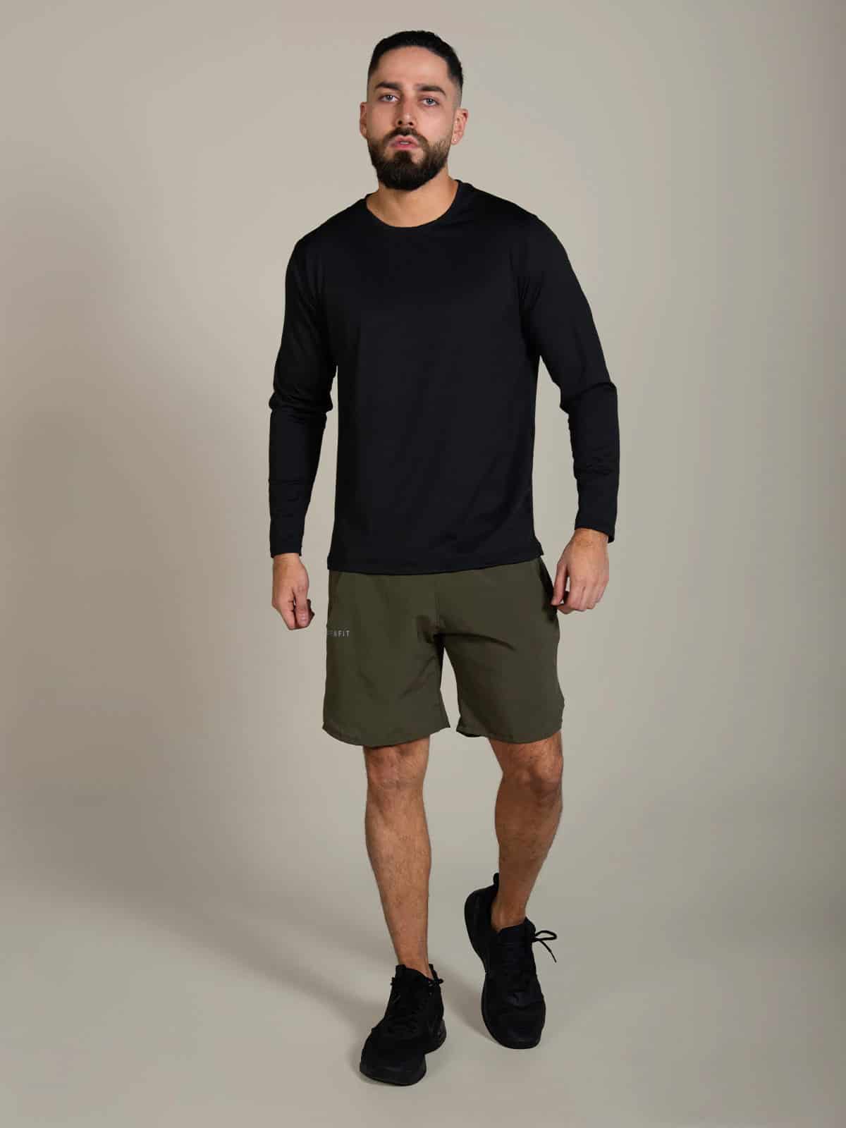 Pantaloneta hombre mury sky verde militar - miniatura 4