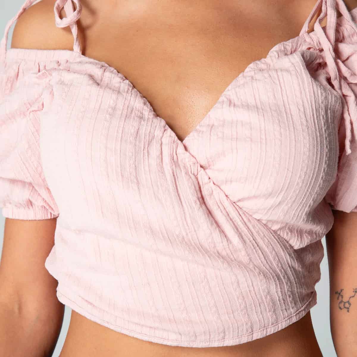 Blusa Regular Escote Cruzado Bulma - miniatura 5