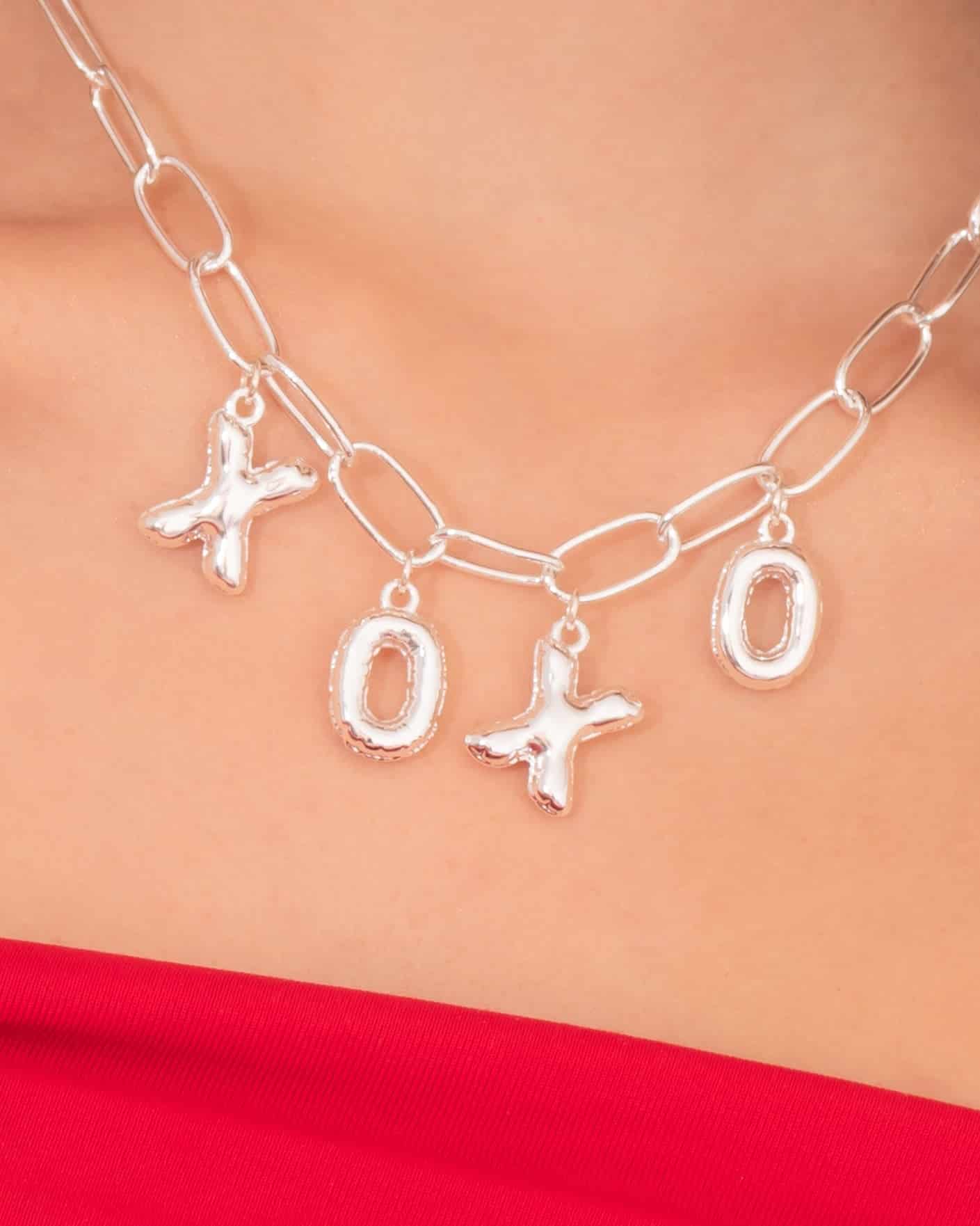 Collar XOXO + Aretes - miniatura 2