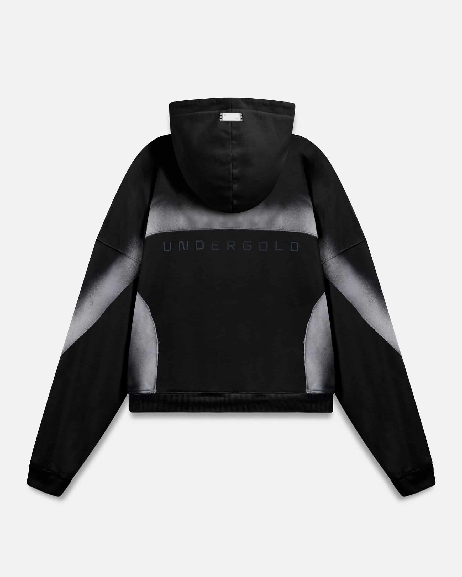 Act 1 UG Boxy Fit Hoodie Sandblast Black - miniatura 3