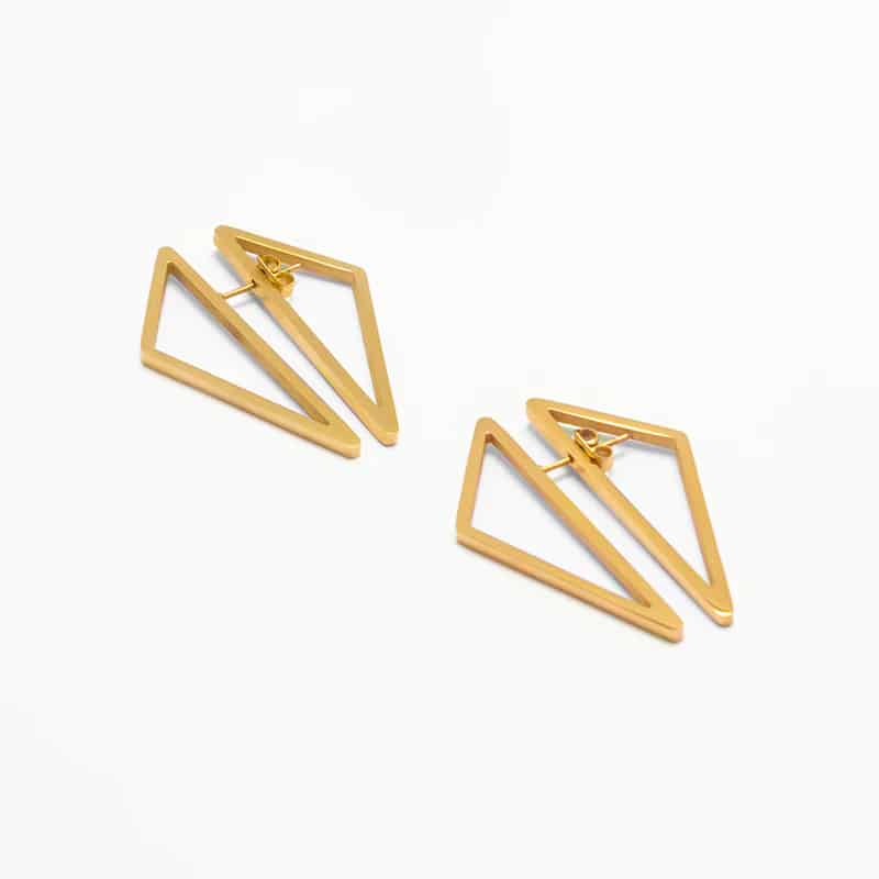 Aretes Diplo Dorado - miniatura 1