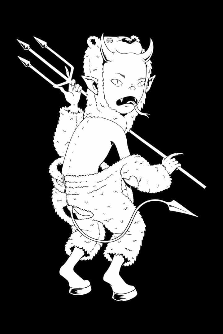 Camiseta diablo disfrazado de oso - miniatura 7